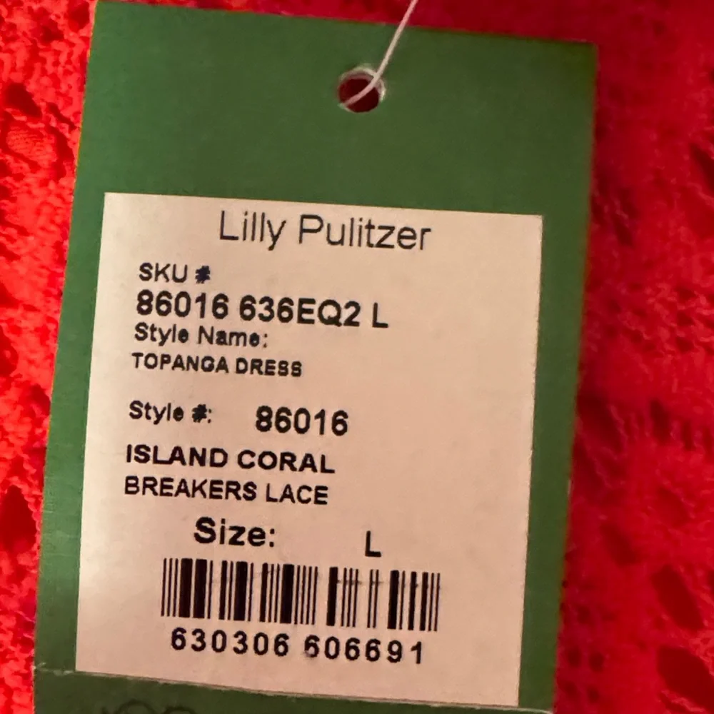 Lilly Pulitzer Coral Lace dress - Picture 2 of 5